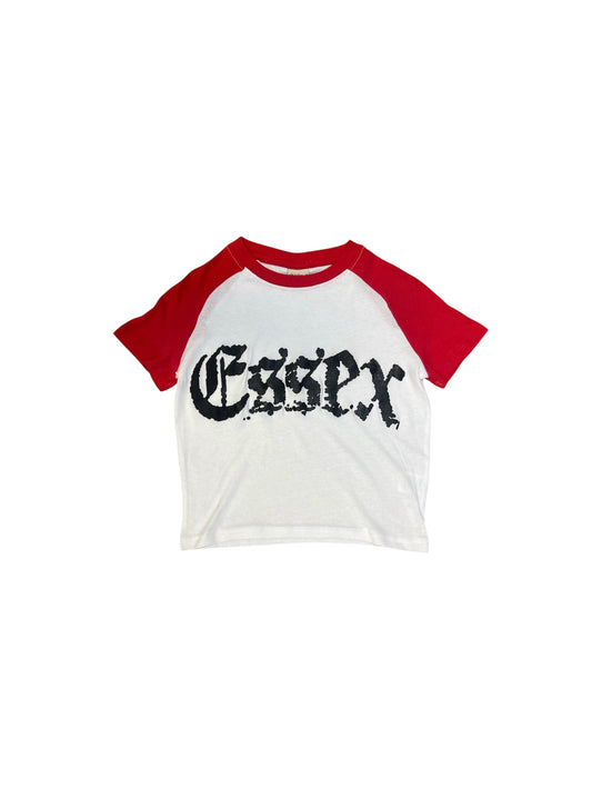 Women’s oversized font baby tee